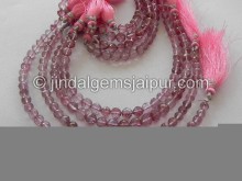 Pink Quartz Faceted Round